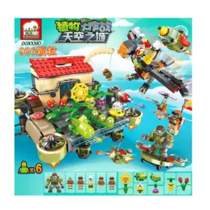 Set Didáctico Armable Plantas vs Zombies
