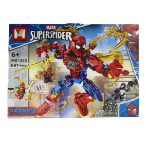 Set Didáctico Armable Super Spider - Iron Spider